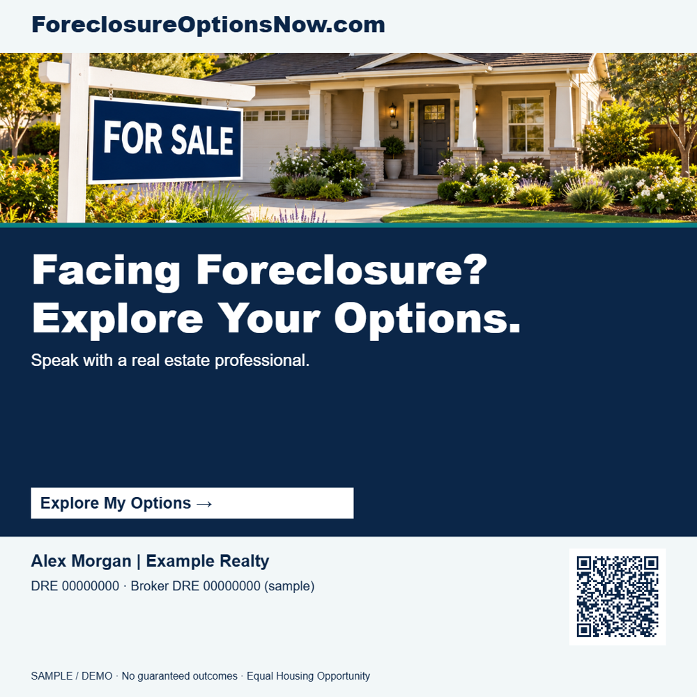 Watermarked Social Media Post for ForeclosureOptionsNow.com